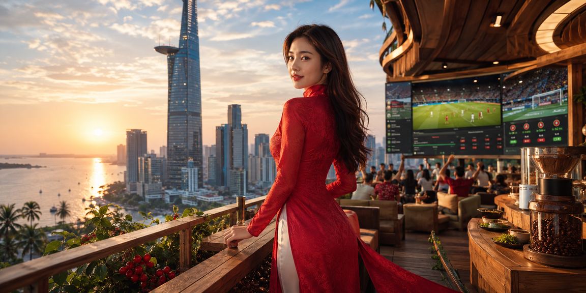 Người chơi cá cược thể thao tại TP.Hồ Chí Minh bên ly cà phê sáng